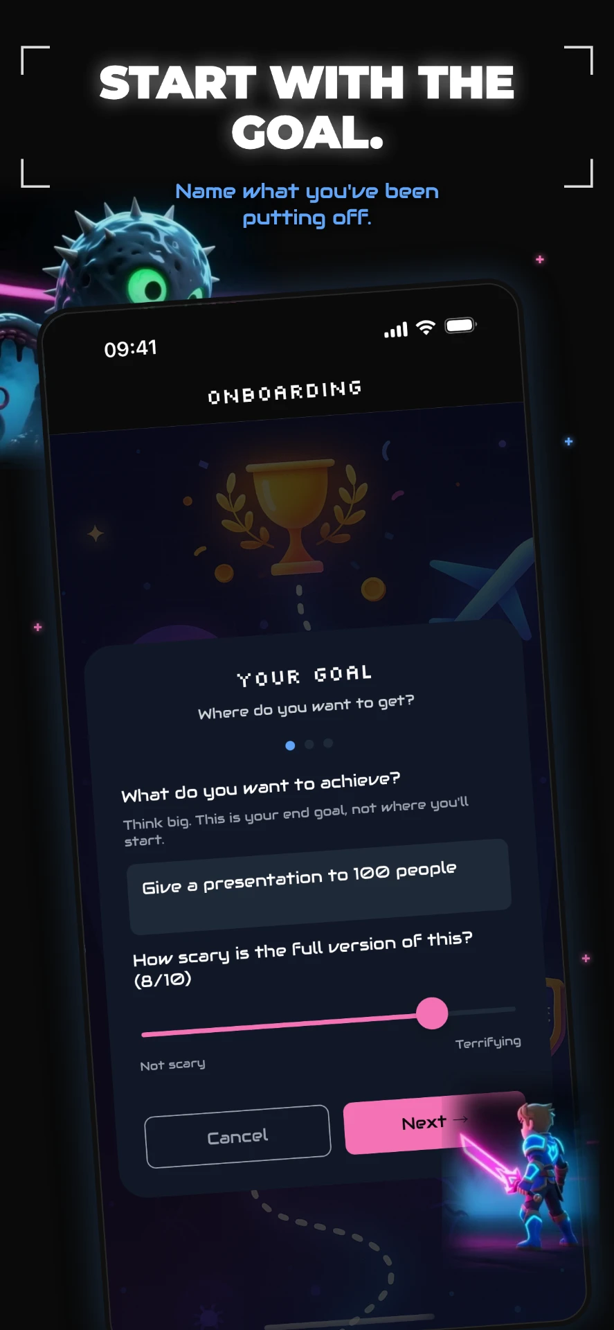 Start with the goal